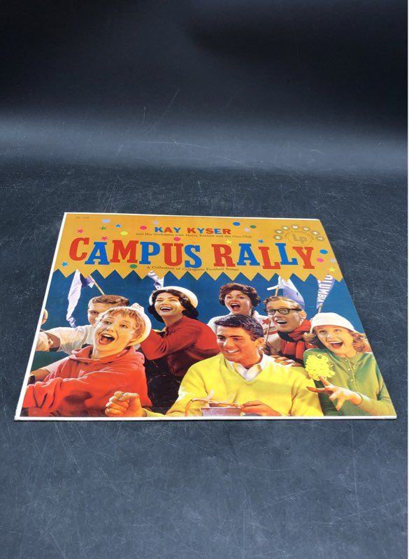 The National Football League, Campus Raily Vinyl Records Lot Of 2