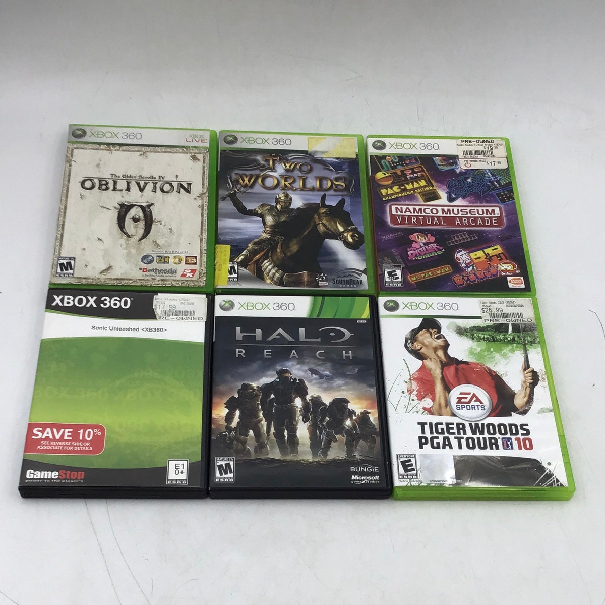 Microsoft Xbox 360 Console And Accessories Lot - Halo Reach, Rock Band 2 &amp; More