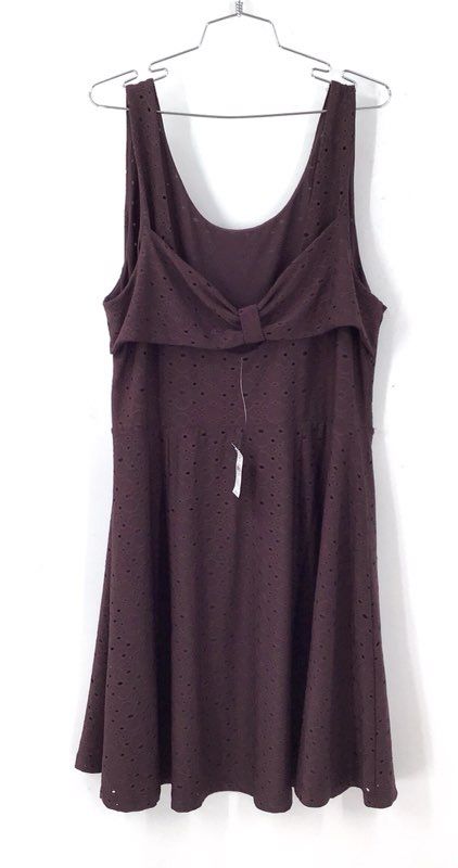 NWT Loft Women's Burgundy A-Line Dress - Size XL