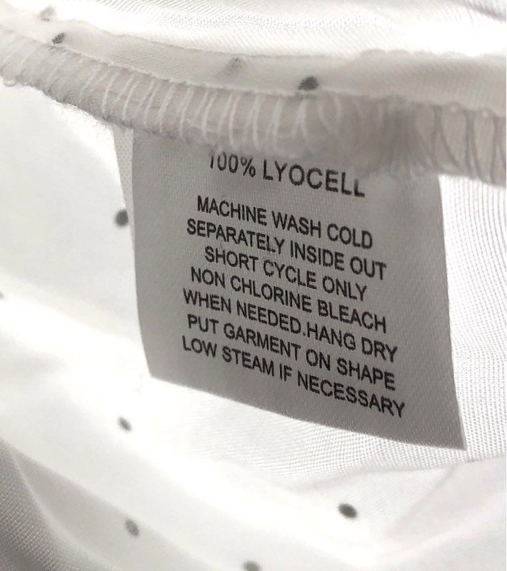 Picadilly Women's White Studded Lyocell Embellished Button Down Shirt NWT Sz L