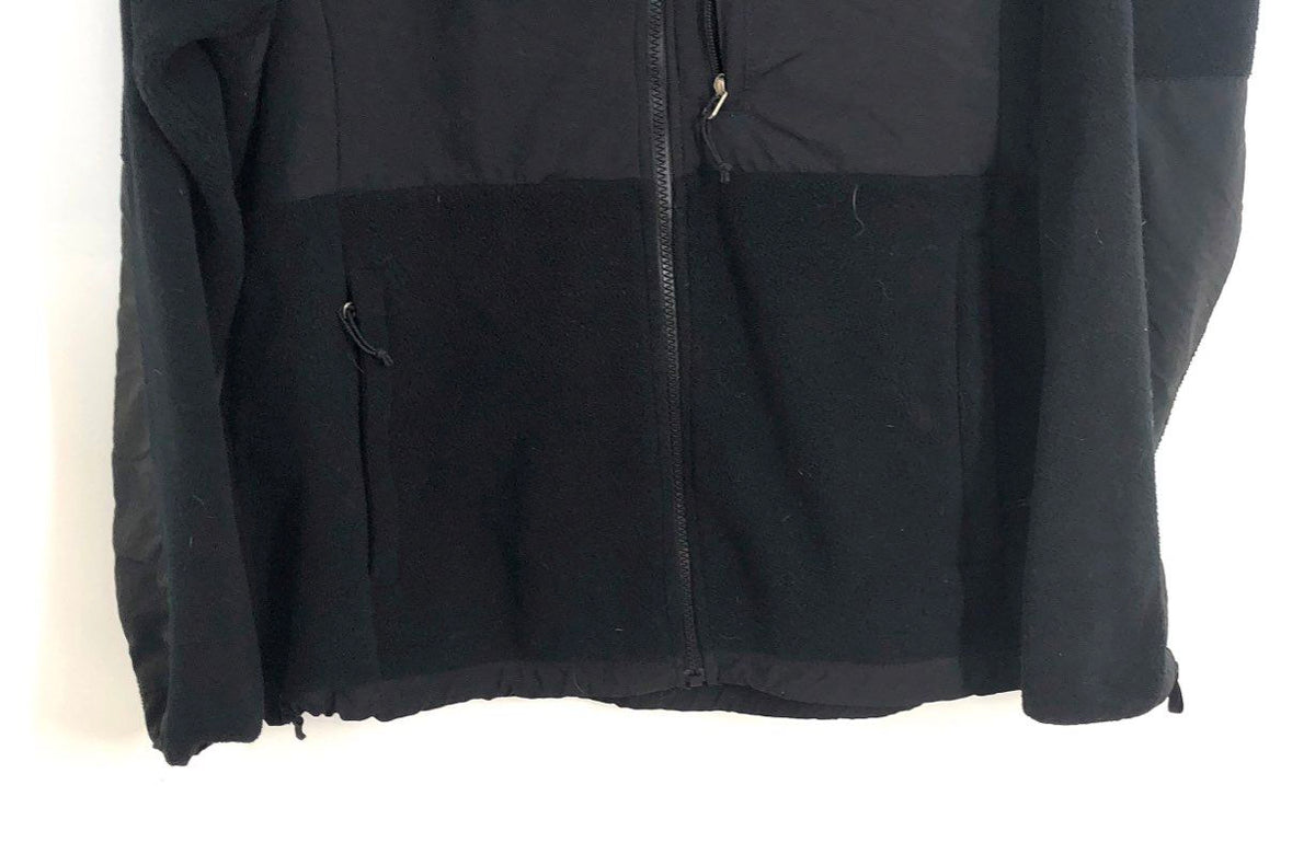 The North Face Women's Black Denali Polartec Full Zip Fleece Jacket Size XL