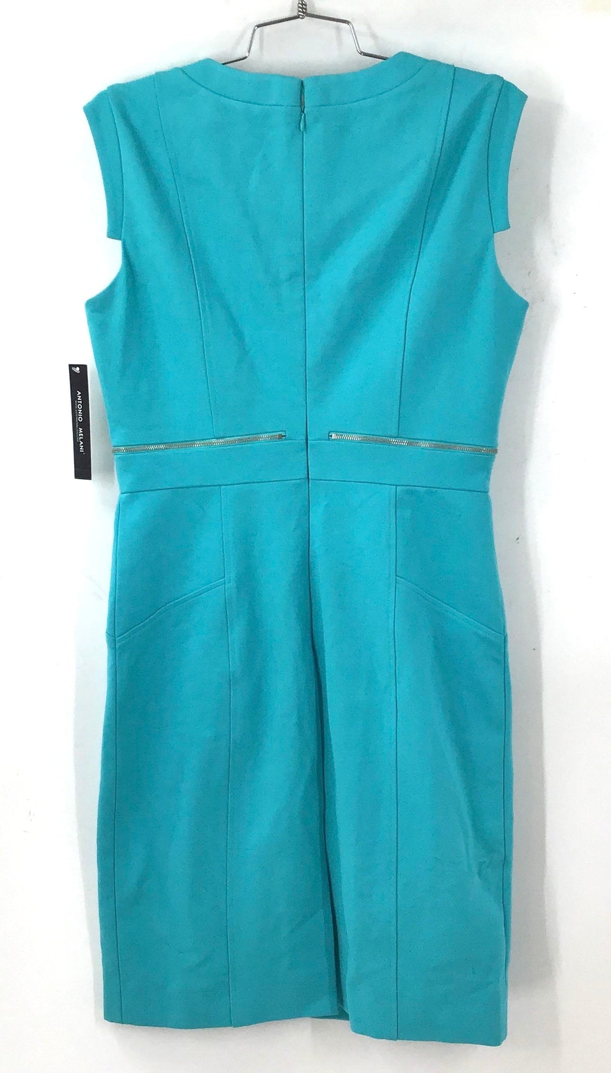 NWT Antonio Melani Women's Blue Sheath Dress - Size 6