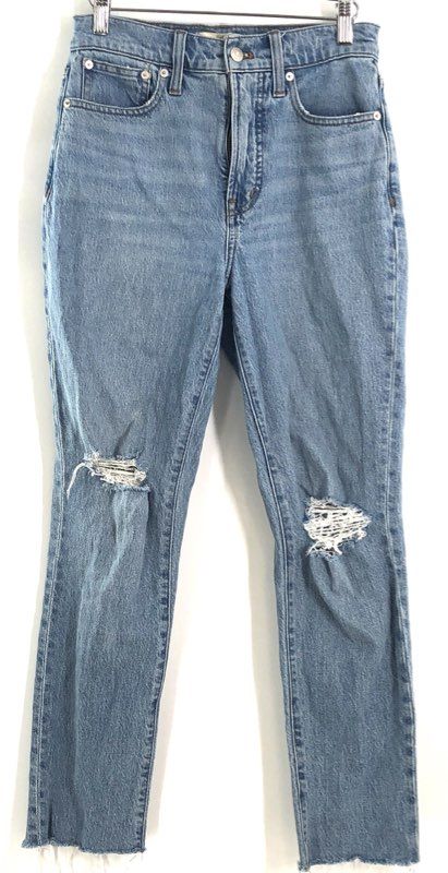 Madewell Women's The Perfect Vintage Jean Distressed Denim Blue Lot of 2 Sz 25