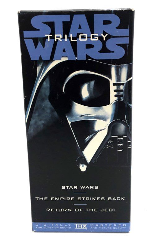 Star Wars Trilogy VHS 3 Tape Box Set 1995 THX Mastered A New Hope Empire Jedi