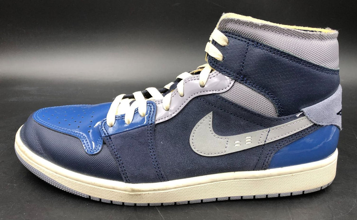 Nike Jordan 1 Mid SE Craft &#39;Obsidian&#39; Men&#39;s Blue/Grey Sneakers - Size 11 (+COA)