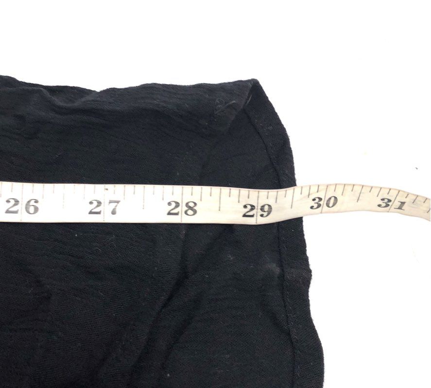 ASOS DESIGN Women's Black Tall Crinkle Wide Leg Paperbag Waist Pants Size 12