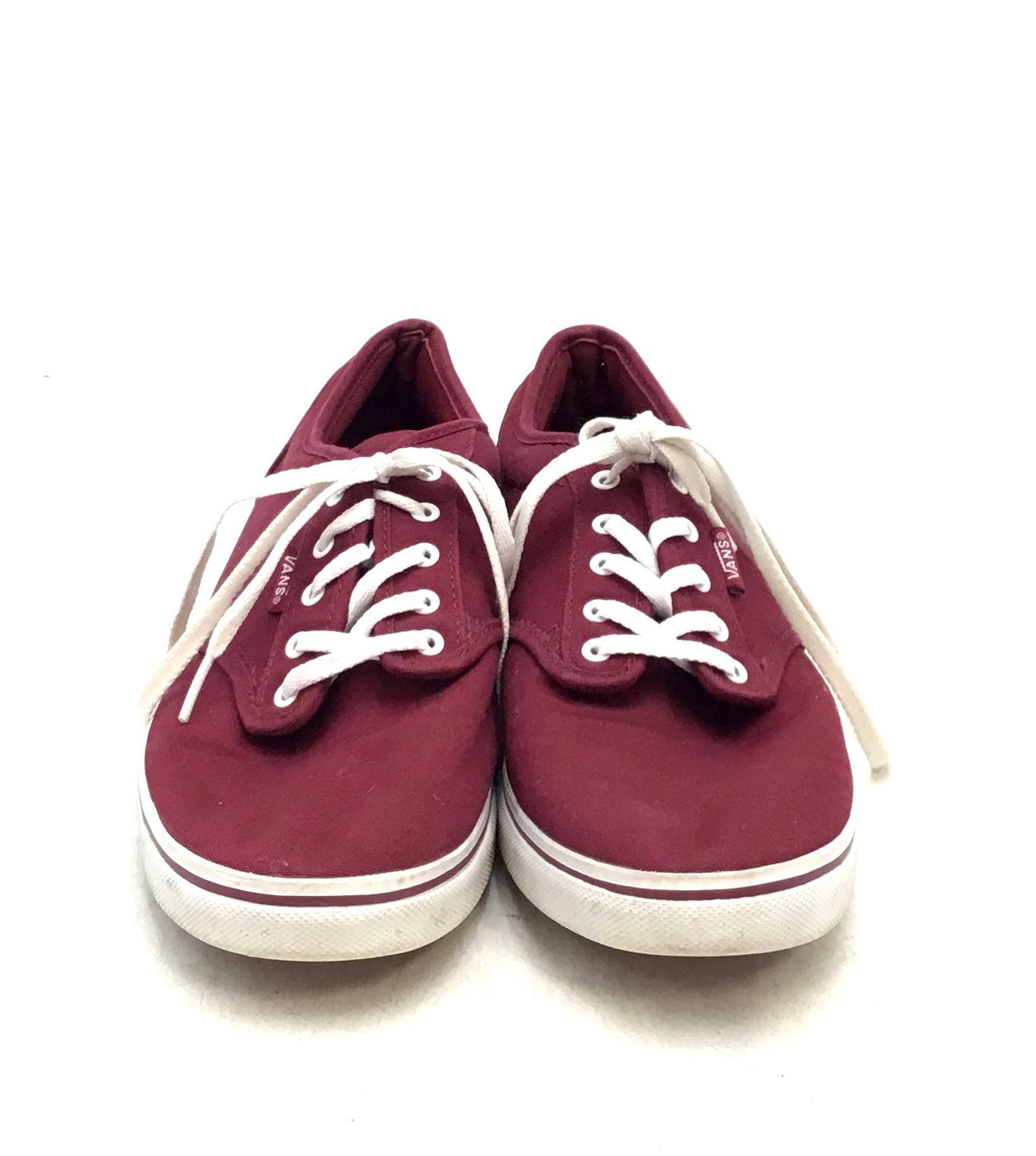 Vans Women&#39;s Off The Wall Maroon Athletic Shoes - Size 9