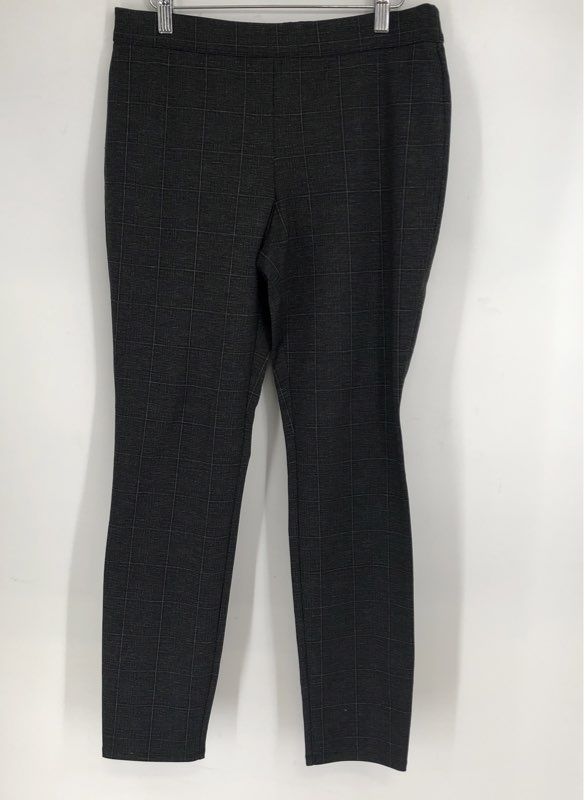NWT Max Studio Women's Black Plaid Dress Pants - Size Large