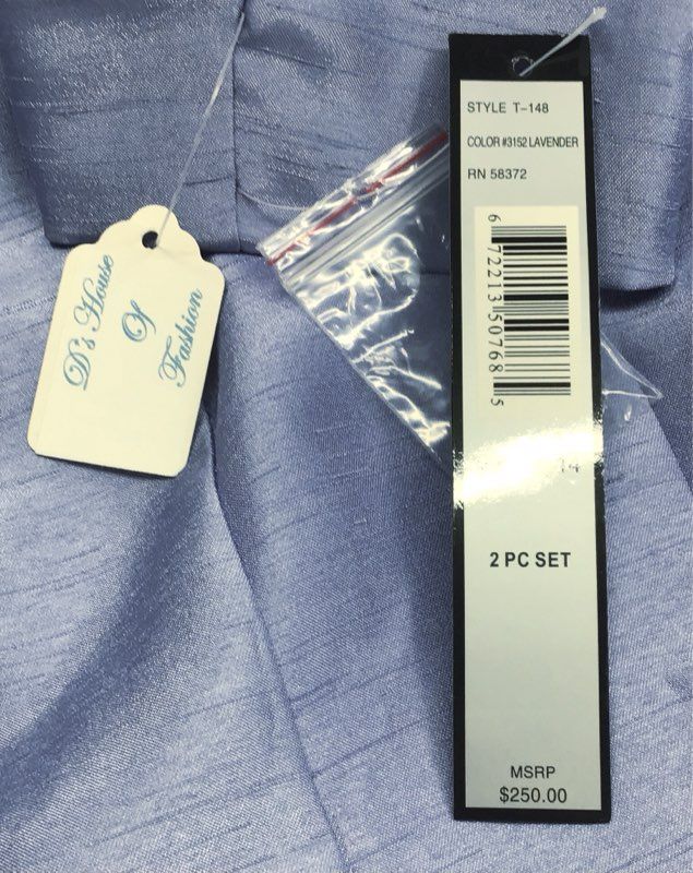 Suit Du Jour Women's Lavender Scalloped Jacket Textured Y2K Vintage NWT Sz 14