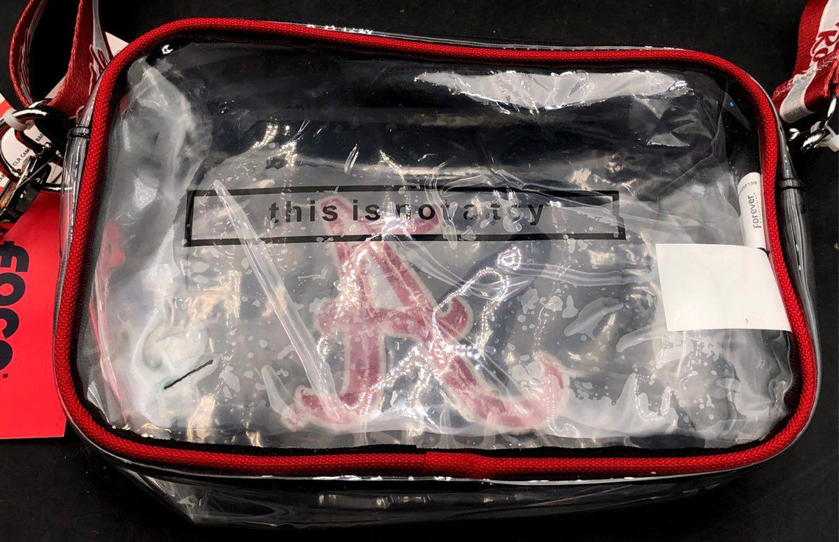 FOCO Alabama Crimson Tide Clear Camera Bag Crossbody Roll Tide Stadium Bag NWT