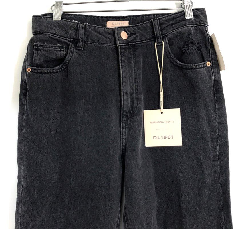 DL1961 Marianna Hewitt Women's Jerry High Rise Vintage Straight Jeans Salinas 28