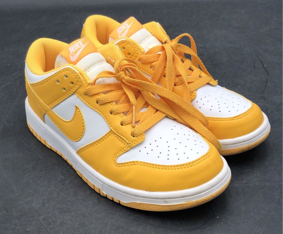 Nike Dunk Low Laser Orange White Women's Sneakers Size 7