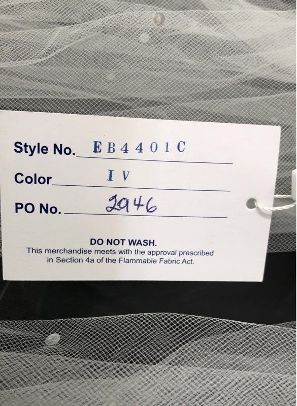 NWT Edward Berger Collection Women's Ivory Wedding Veil