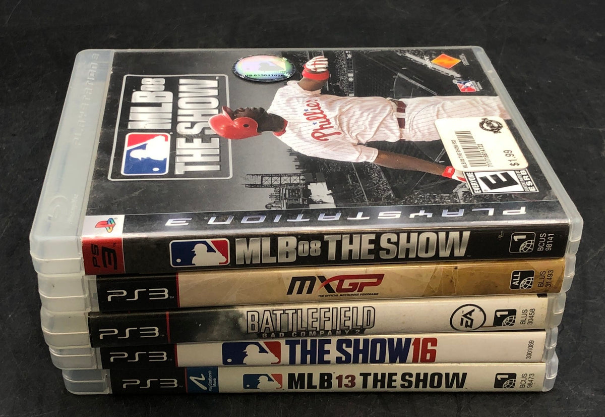 Battlefield Bad Company 2 MLB The Show 5 PlayStation 3 PS3 Game Lot