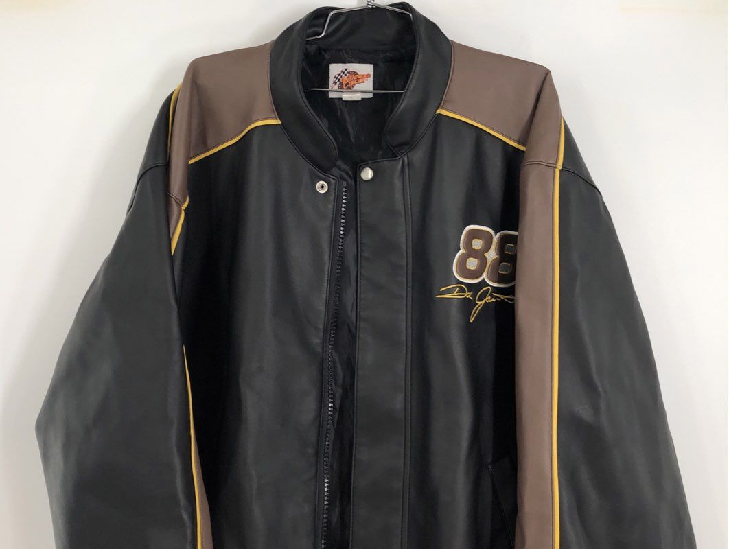 Winners Circle Men&#39;s Black UPS Dale Jarrett #88 NASCAR Racing Jacket - Size XL