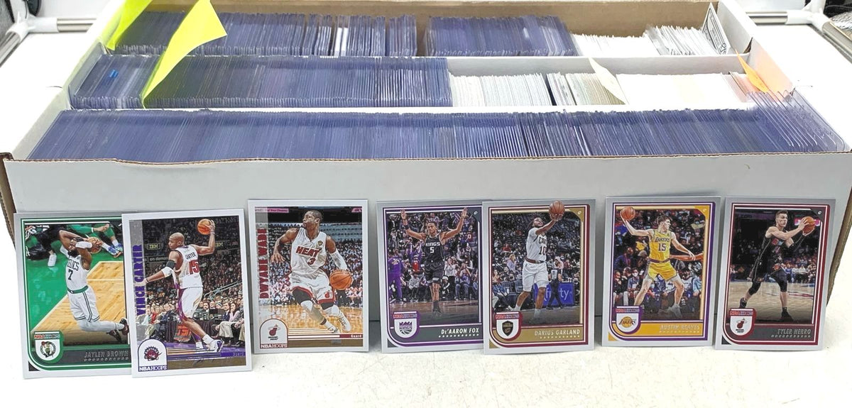 17.9 lbs. Lot of Basketball NBA Cards. Medium Box, Unsorted