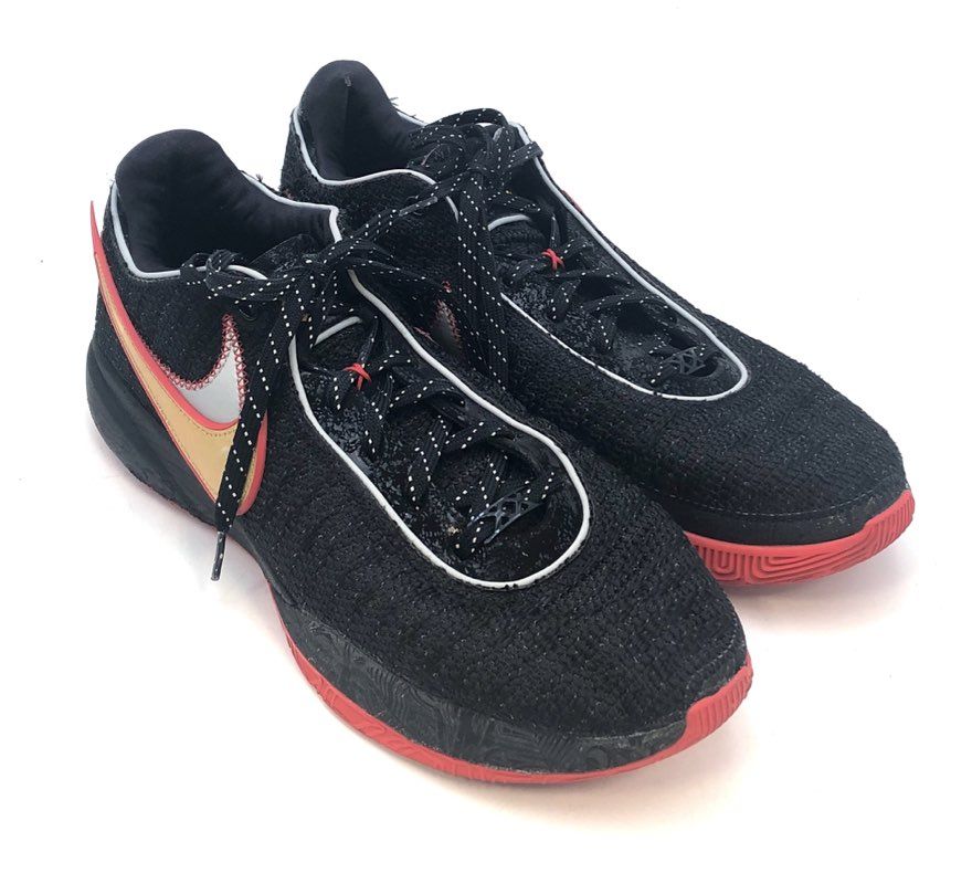 Nike LeBron 20 XX Trinity Black University Red Gold Basketball Shoes Size 14