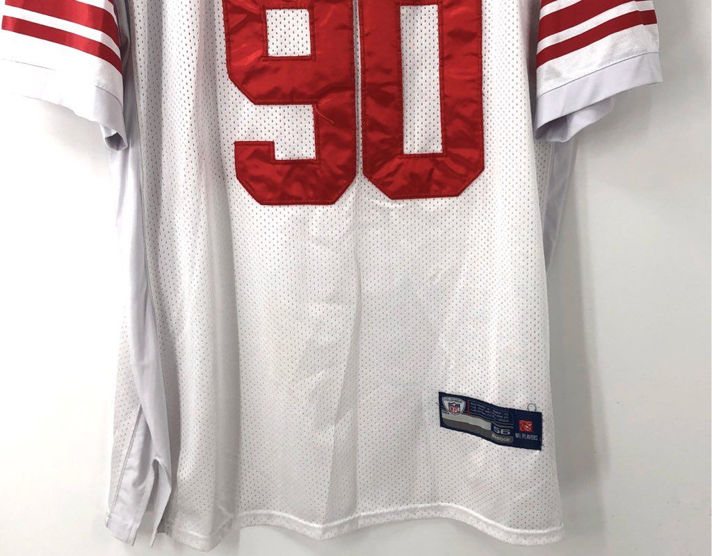 Reebok Men's Jason Pierre-Paul NY Giants NFL Jersey White #90 Stitched Sz 56