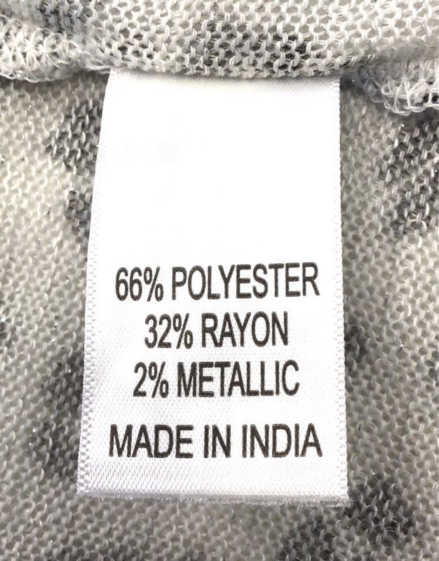 NWT Code Women's Off White Animal Print Cardigan Sweater - Size 12