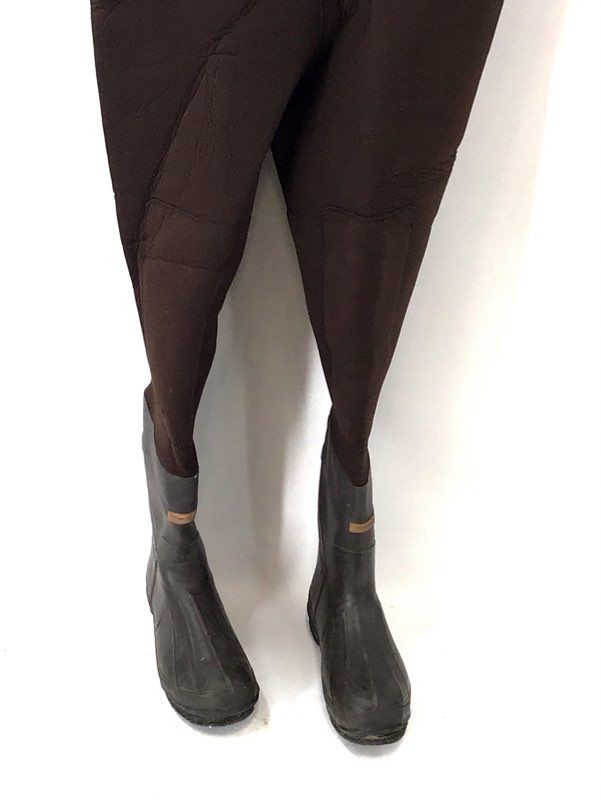 Cabela's Neoprene Chest Waders Size 13S Boots Hunting Fishing Brown