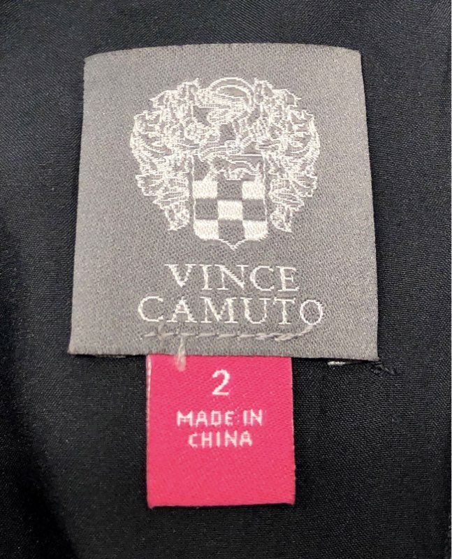 Vince Camuto Women's Black Off Shoulder Draped Sleeve Jumpsuit Sz 2 NWT