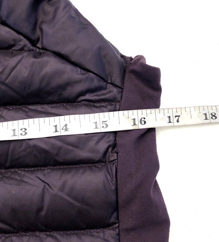 Lululemon Women's Down For A Run Puffer Vest Plum Purple Full Zip Funnel Neck 4