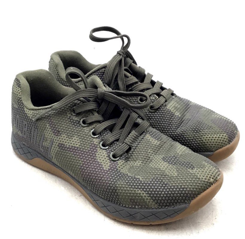 NOBULL Men&#39;s Green Camouflage Athletic Shoes - Size 5.5