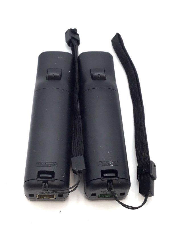 Nintendo Wii Remote Lot 3 Black White MotionPlus INSIDE & Sensor Bar OEM