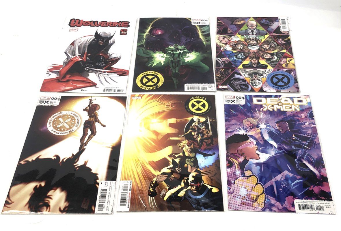 Marvel Comic Book Lot 2024 X-Men Fall of the House of X Approximately 25 Comics