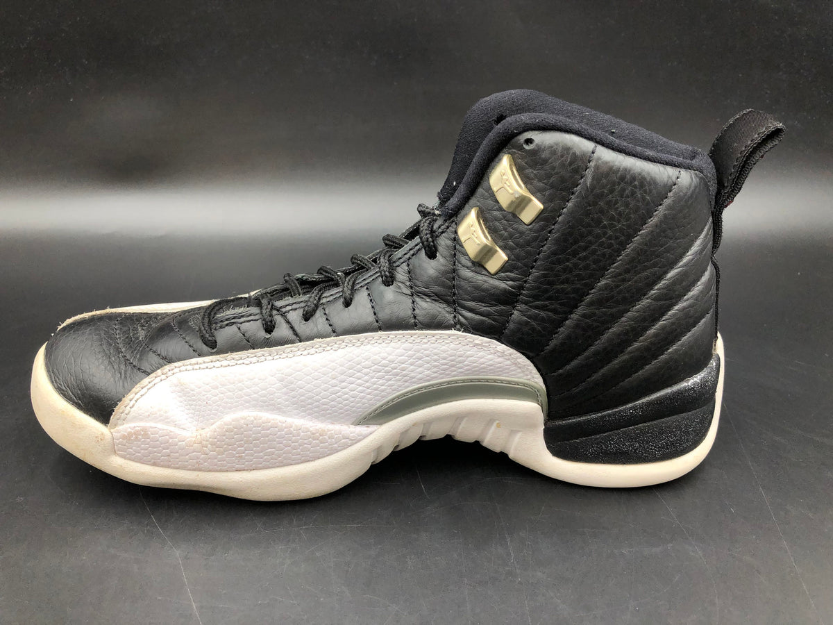 Nike Air Jordan 12 Retro Playoff 2022 Black White Red Size 7 COA