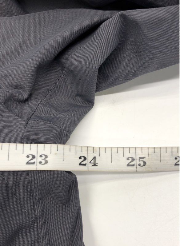 The North Face Men's Gray Black Technical Full Zip Hooded Shell Jacket Sz L