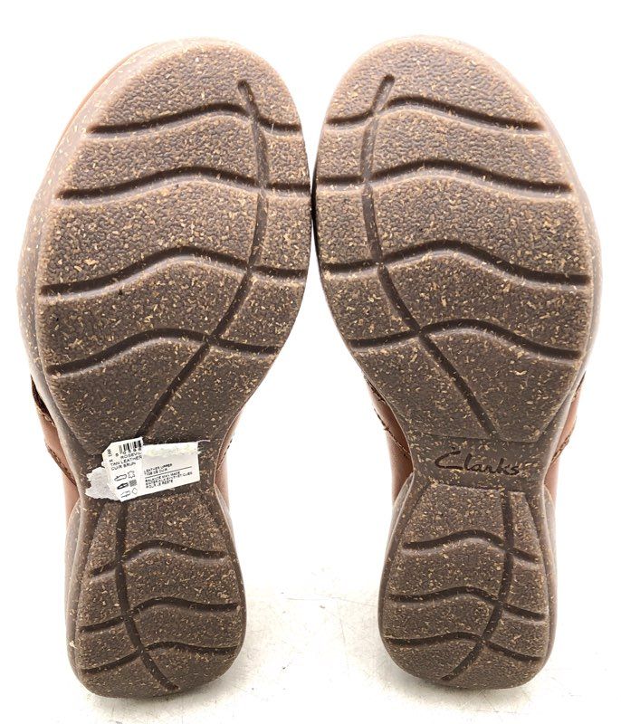 Clarks Women&#39;s Roseville Step 61416662 Brown Casual Mary Jane Shoes - Size 8M