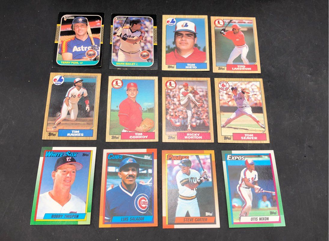 Lot Of Topps Baseball MLB Cards. Medium Box, Unsorted