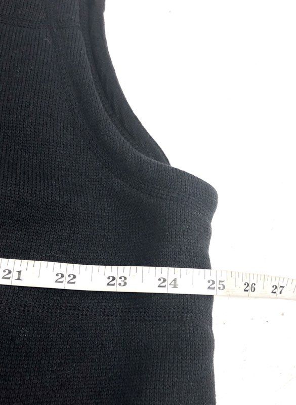 The North Face Men's Black Gordon Lyons Sweater Fleece Full Zip Vest Size XL