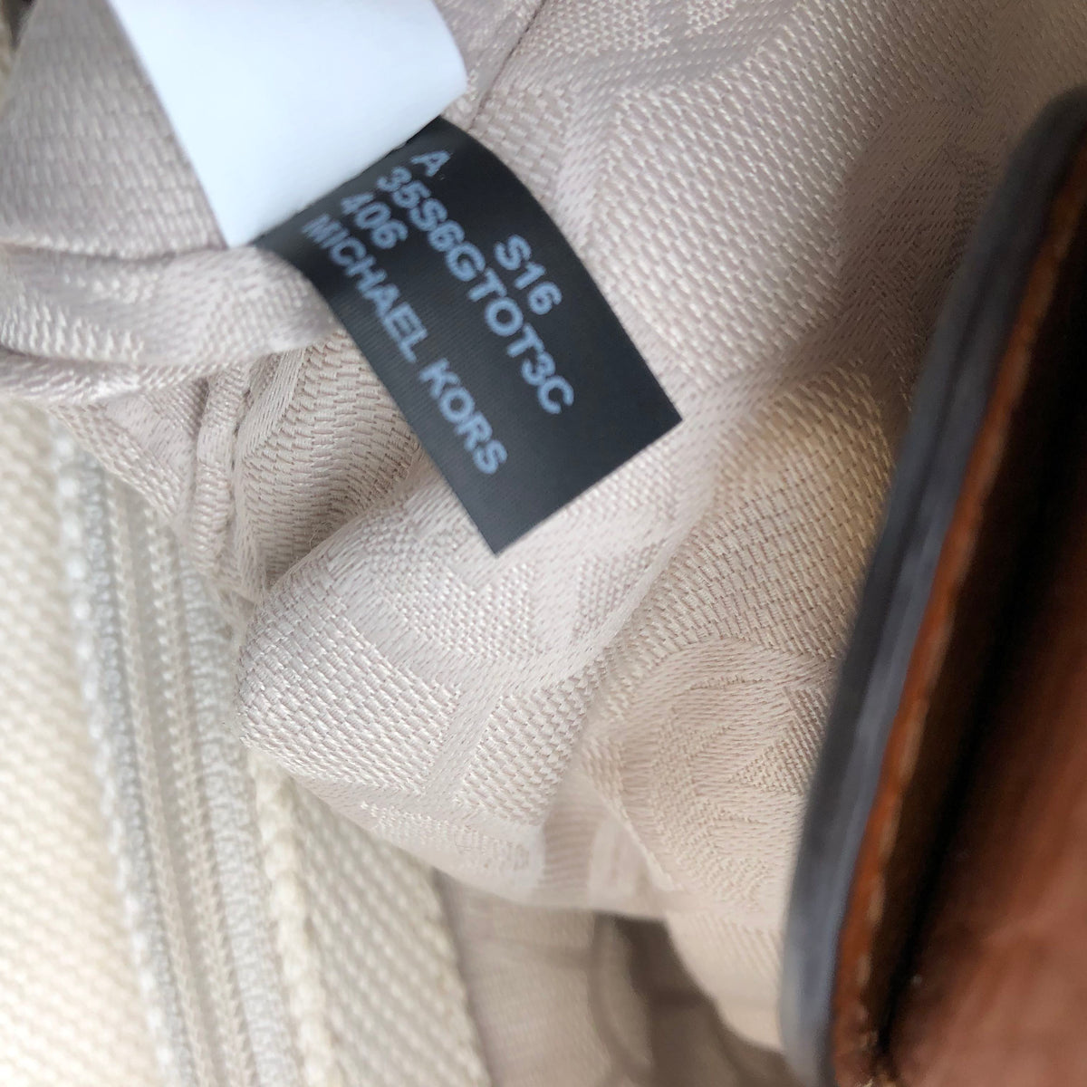 Michael Kors Multicolor 'Hamilton Mono Stripe' Tote Bag (+COA)