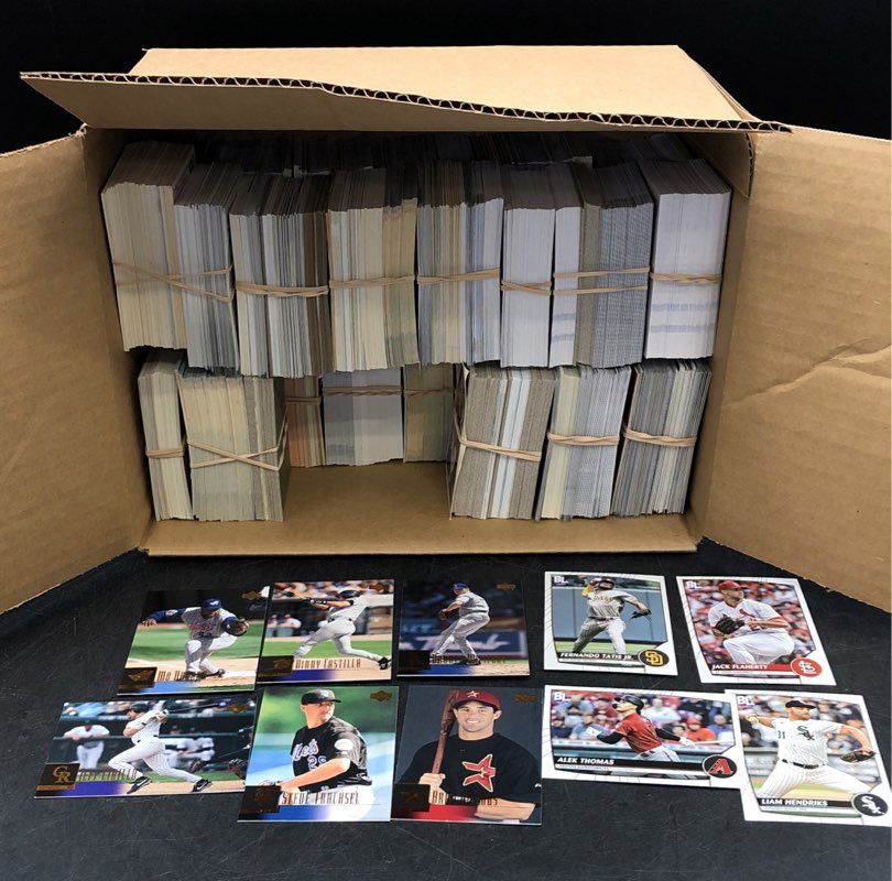 11.6 Lbs. Lot Of Baseball MLB Cards. Medium Box, Unsorted