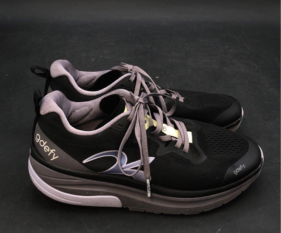 Gravity Defyer G Defy Ion Black Walking Running Shoes Women's Size 8.5