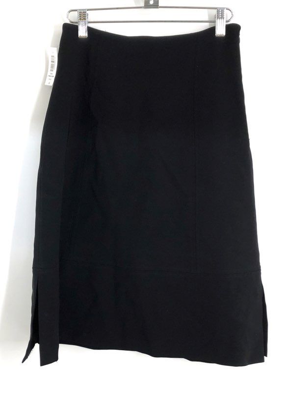 Babaton Aritzia Women's Black Fine Japanese Fabric Midi Skirt NWT Size 4
