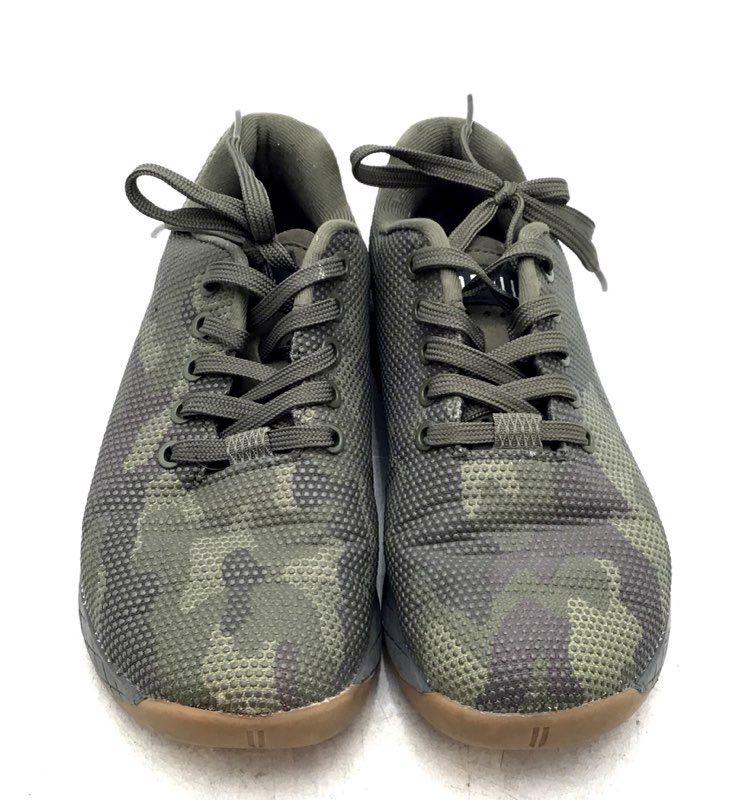 NOBULL Men&#39;s Green Camouflage Athletic Shoes - Size 5.5