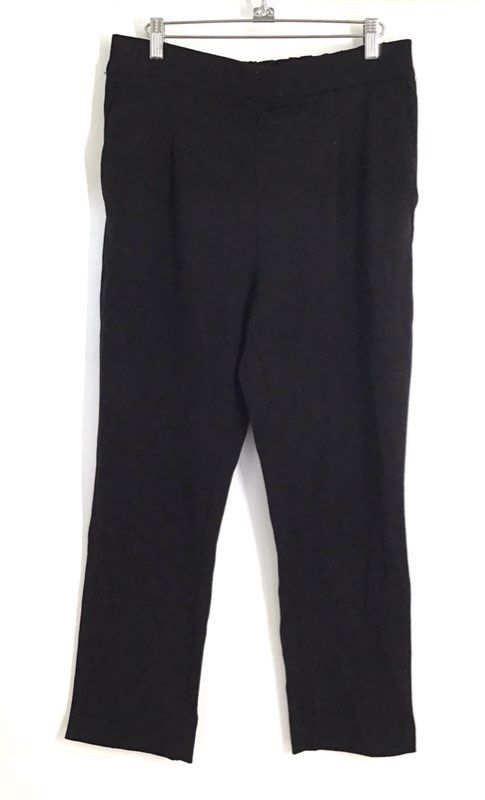 Ann Taylor Women's Black Viscose Blend Tapered Trousers Pants Sz 4