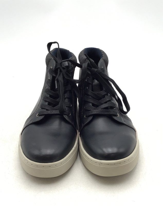 Allbirds Men&#39;s Black Leather Lace-Up Mid-Top Athletic Shoes - Size 8