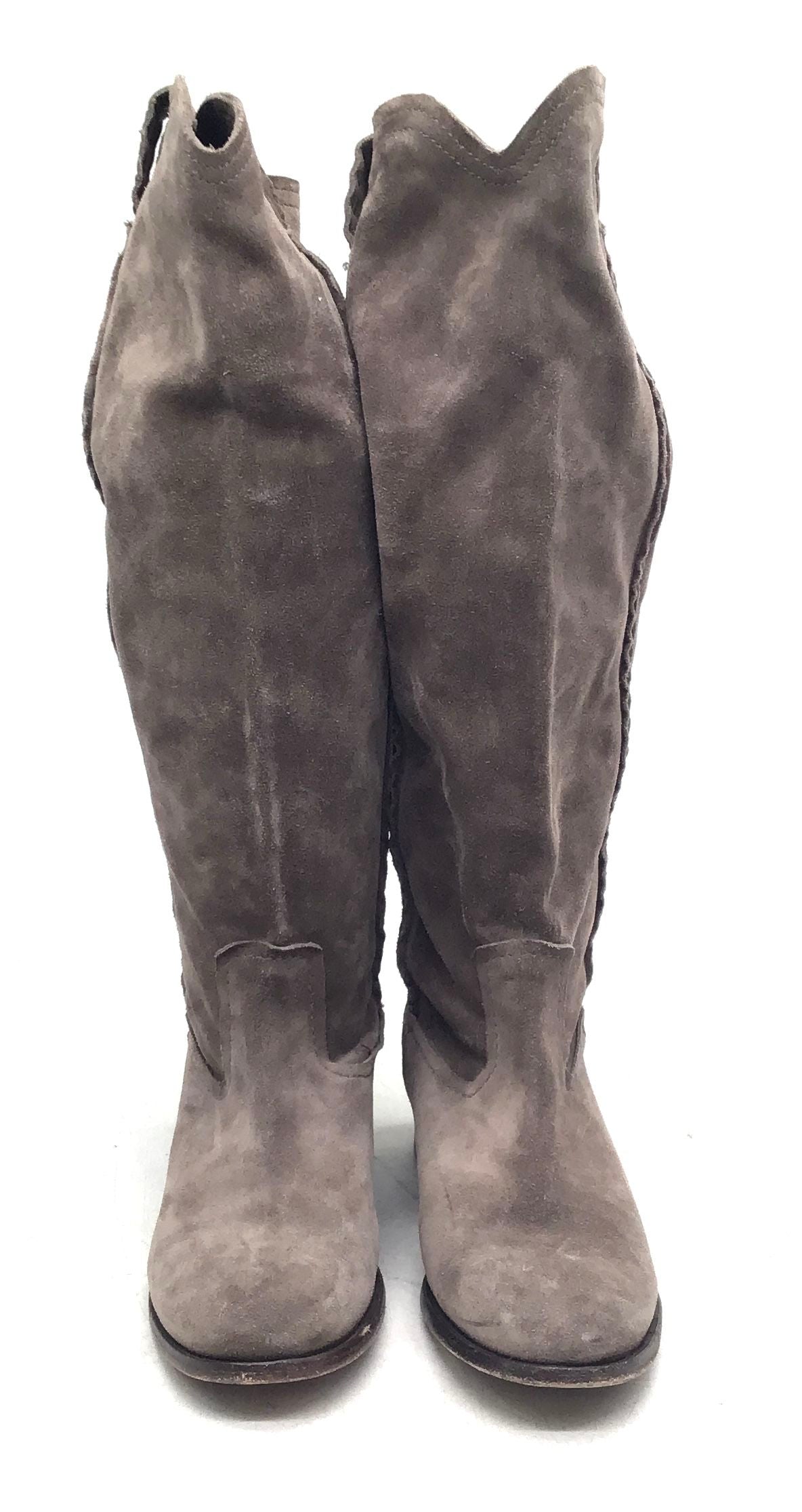 Frye Women's Cara Slouch Gray Tall Boots