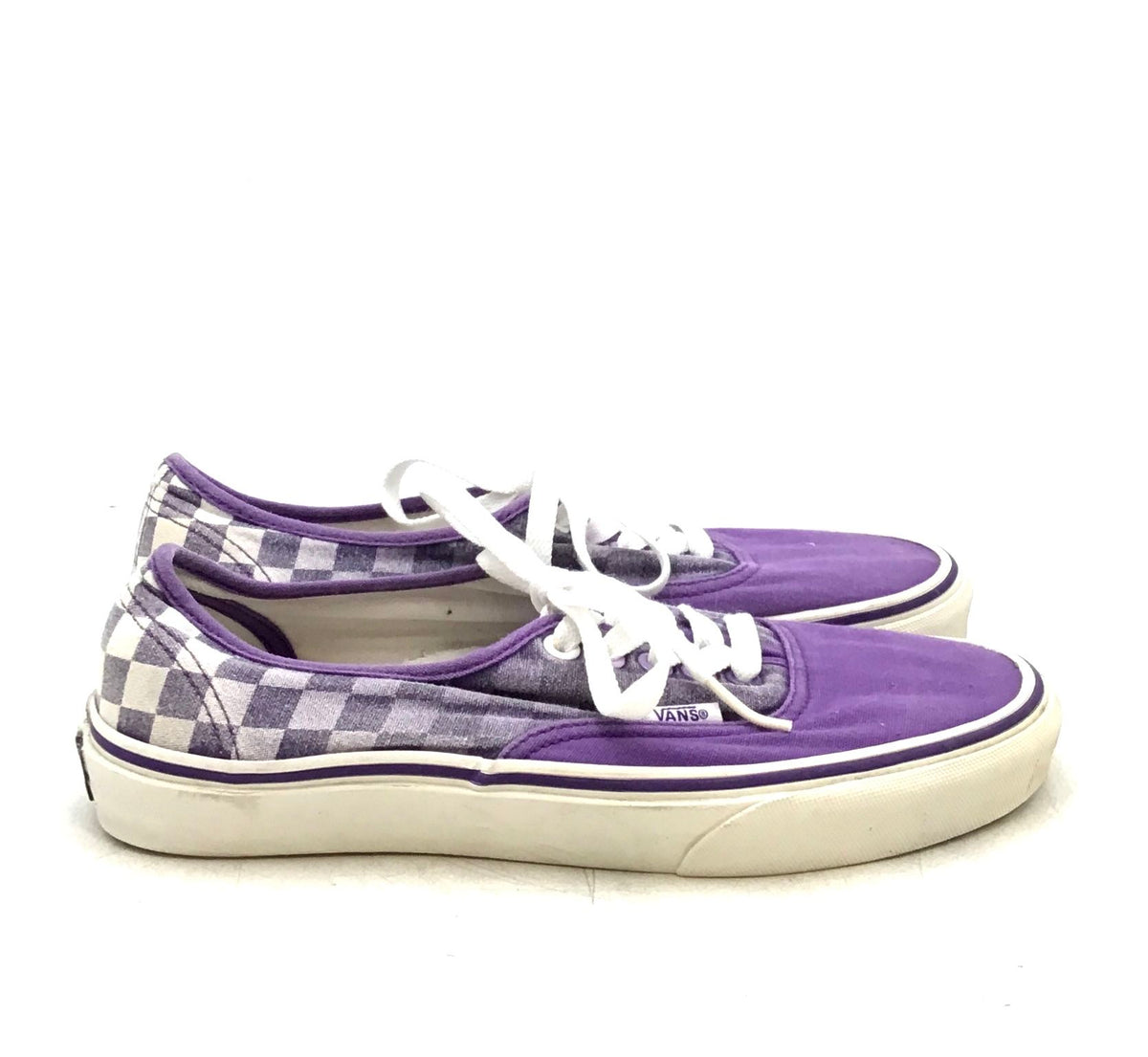 Vans Men&#39;s Off The Wall Purple Skateboarding Athletic Shoes - Size 7.5