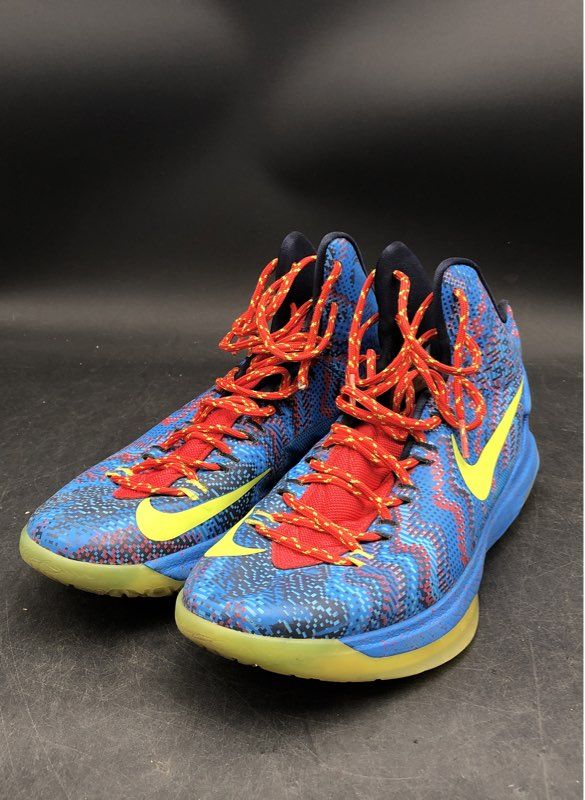 Nike Men's KD 5 Blue Athletic Shoes - Size 10.5