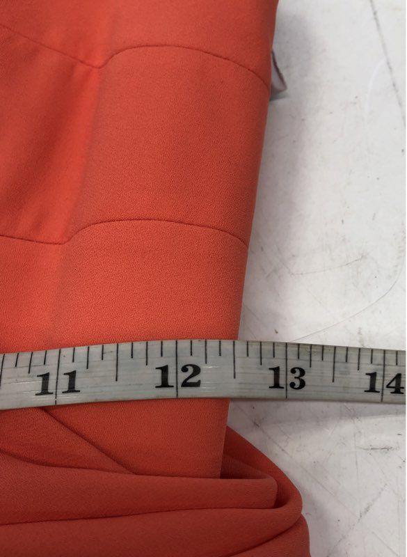 BCBGMAXAZRIA Women's Kail Gown Ambrosia Orange One Shoulder Ruffle Sz 0 NWT