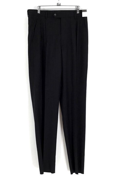 NWT Vittorio St. Angelo Men&#39;s Black 2 Piece Suit Pant Set - Size 40RX34W