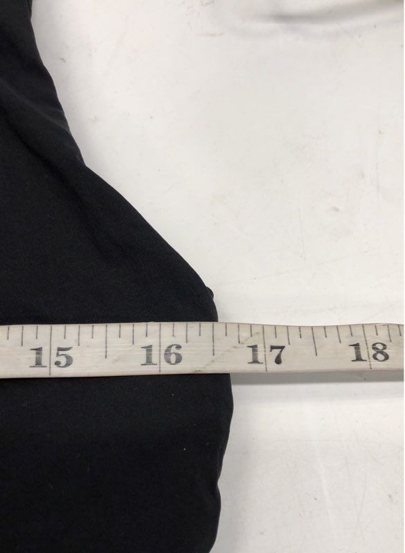 Zara Women's Black One Shoulder Draped Neck Long Sleeve Cropped Top Sz M