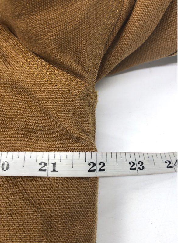 Carhartt Boys Brown Duck Canvas Quilt Lined Hooded Active Work Jacket Youth XL