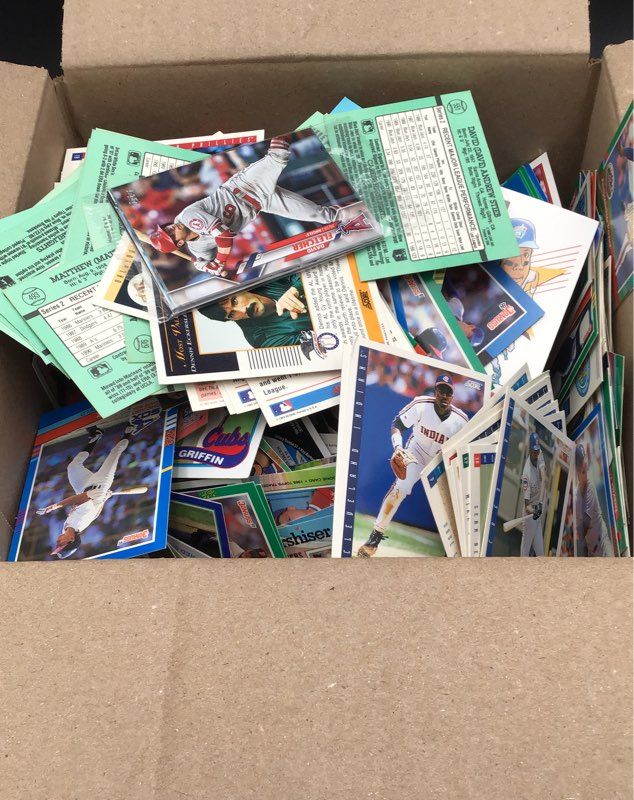 6.5 Lbs. Lot Of Baseball MLB Cards. Medium Box, Unsorted