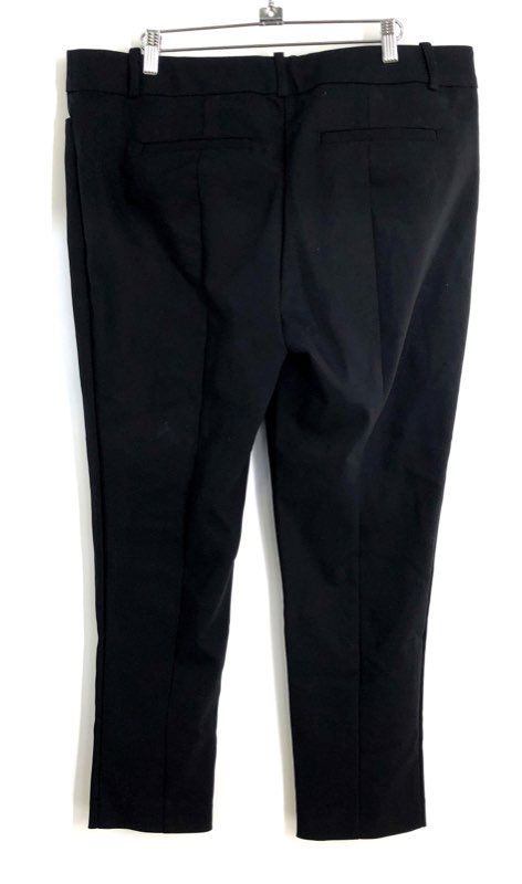 LOFT Women's Black Skinny Pants Solid Size 14 NWT